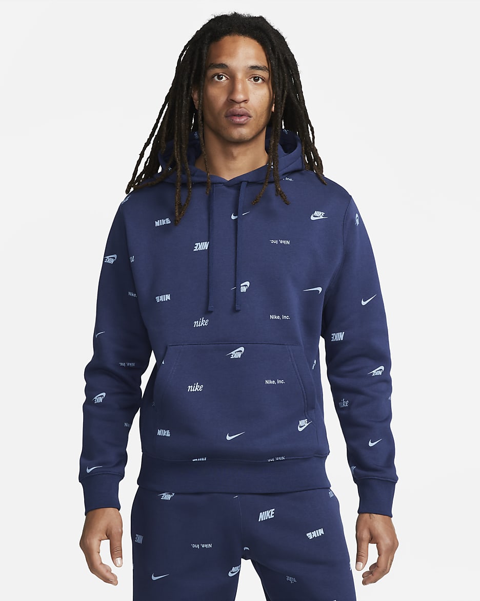 All over nike fashion print jumper